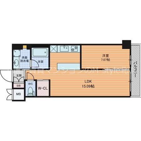 プレジオ本町の物件間取画像